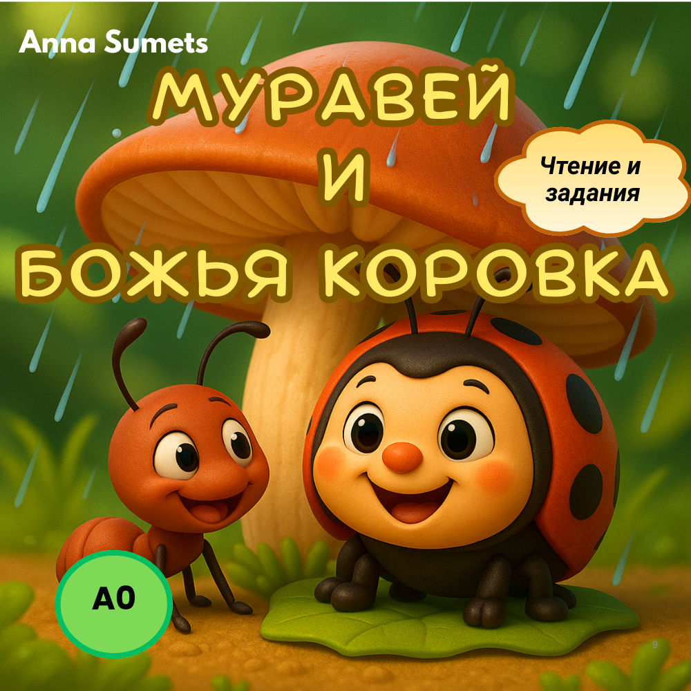 Муравей и Божья коровка (Элементарный уровень А0)