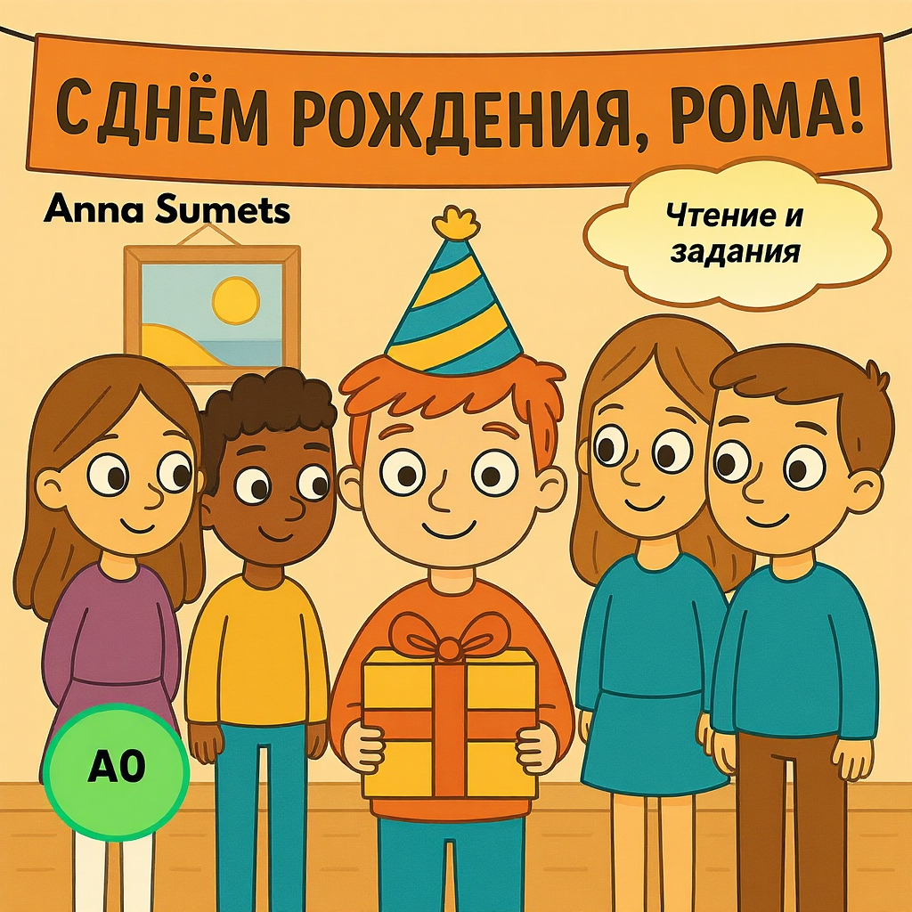 День рождения Ромы (Элементарный уровень А0)