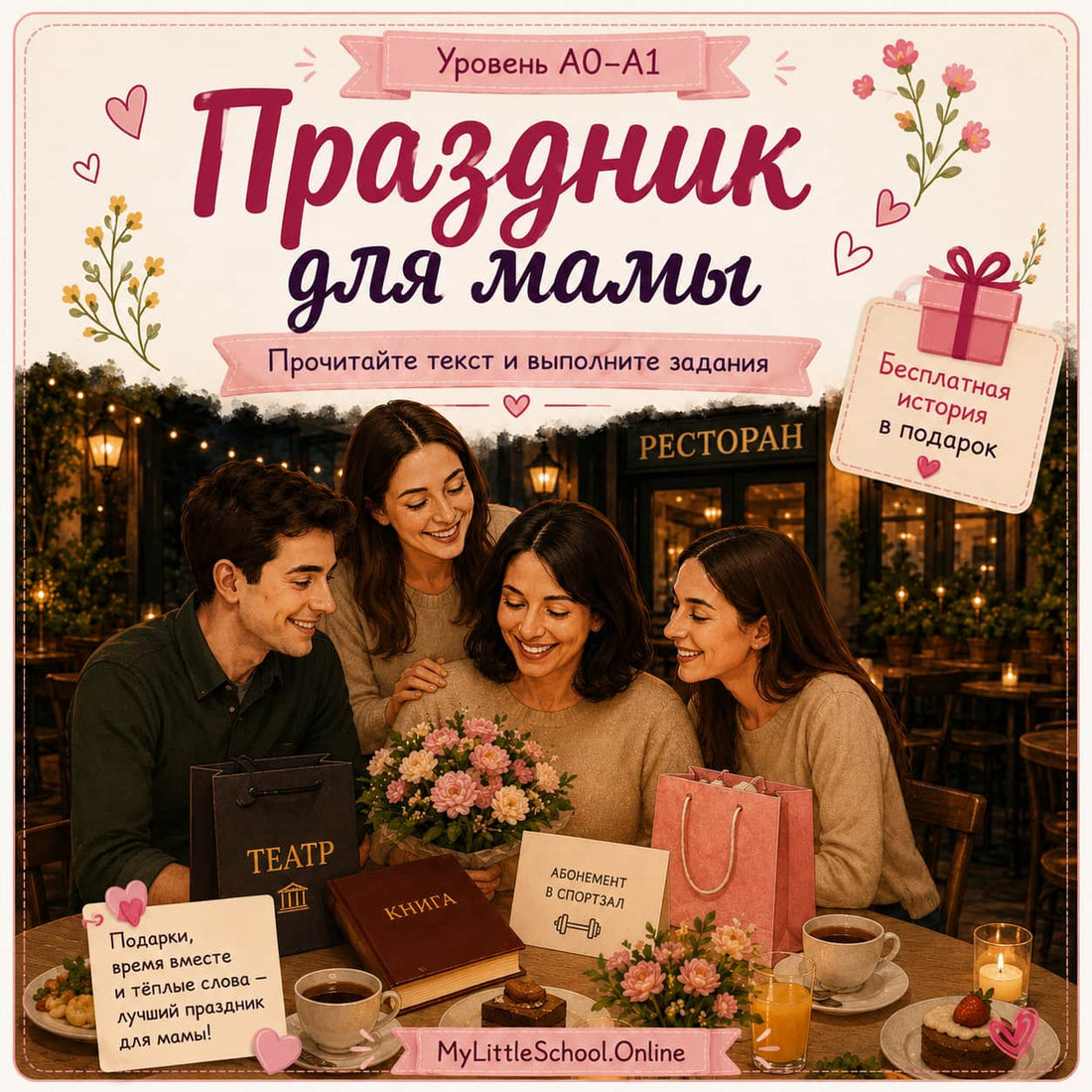 День Мамы  (начальный уровень А0-А1)