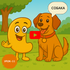 cute dog in park - Learn to read and write Russian online