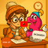 Boy writing exam - Learn to read and write Russian online
