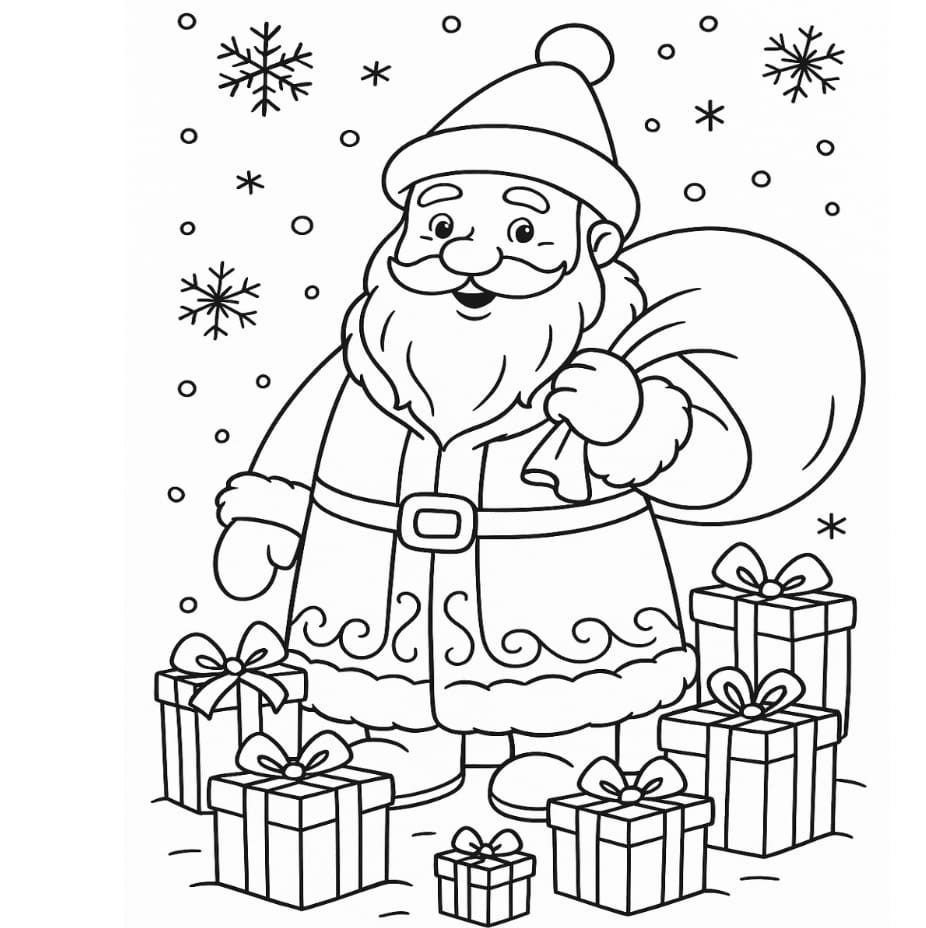 Лабиринты, Раскраски, Найди отличия. Новый год и Рождество