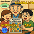 grandfather and two children, advent calendar e-book