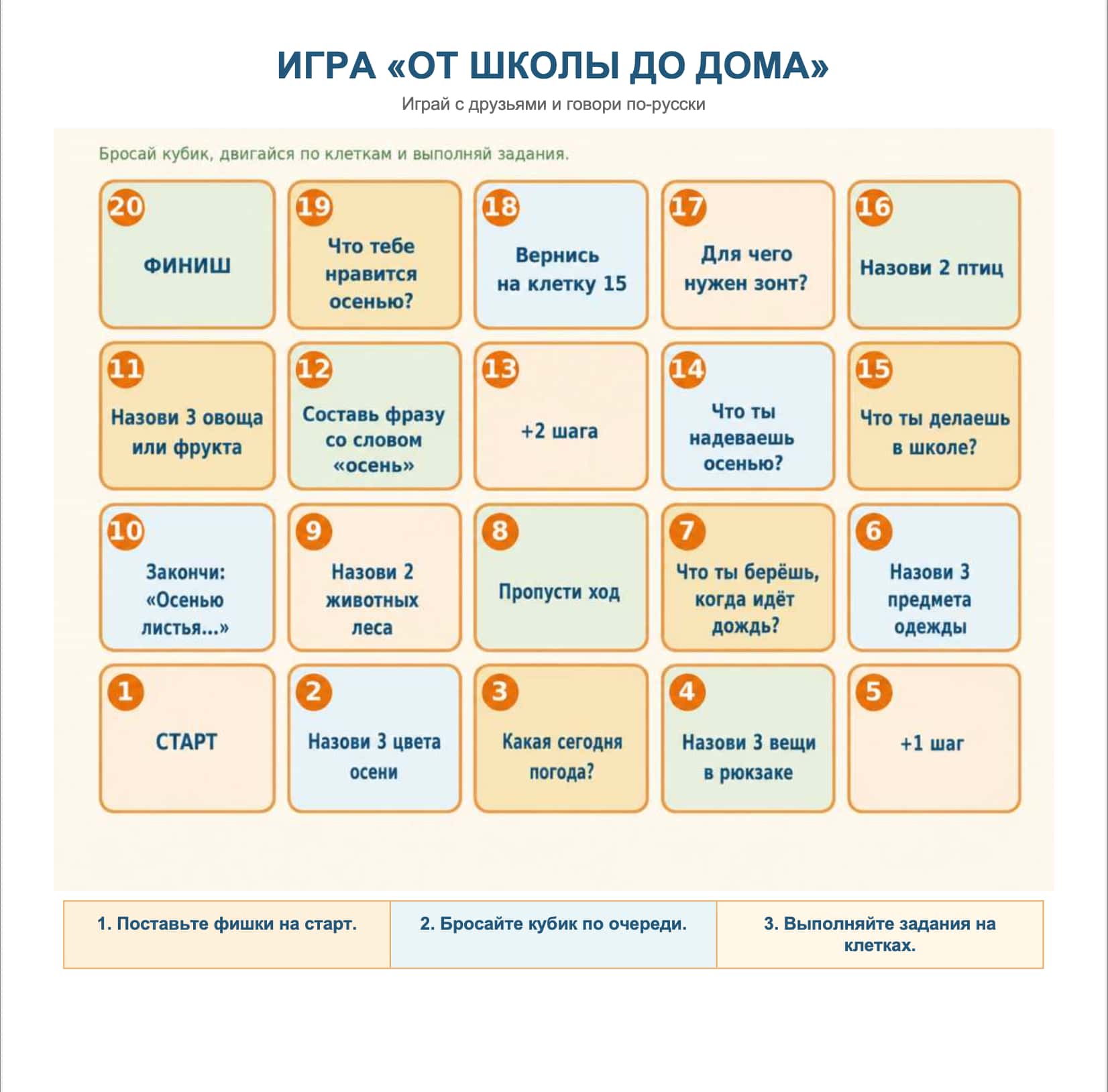 Осень в Европе и Весна в Австралии. 2 рабочие тетради. (Начальный уровень А0)