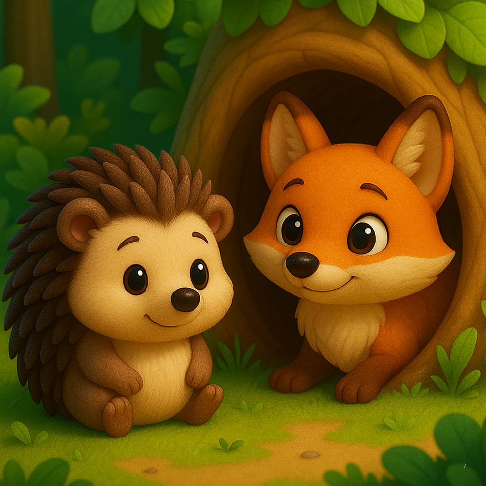 Ёжик Тоша (Элементарный уровень А0)