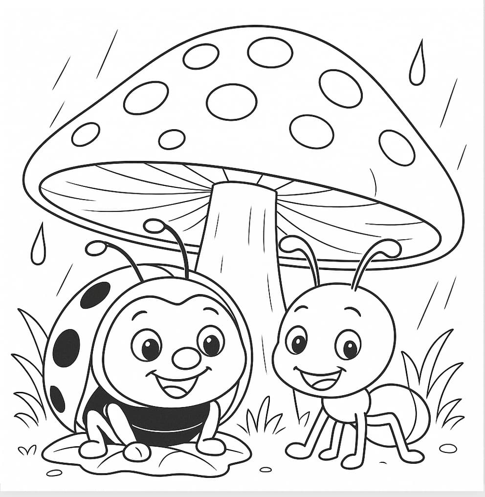 Муравей и Божья коровка (Элементарный уровень А0)