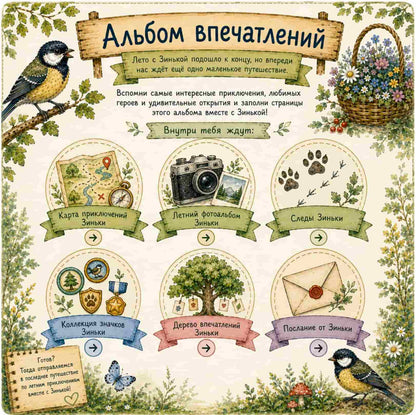 titmouse-chicks-summer-forest worksheet